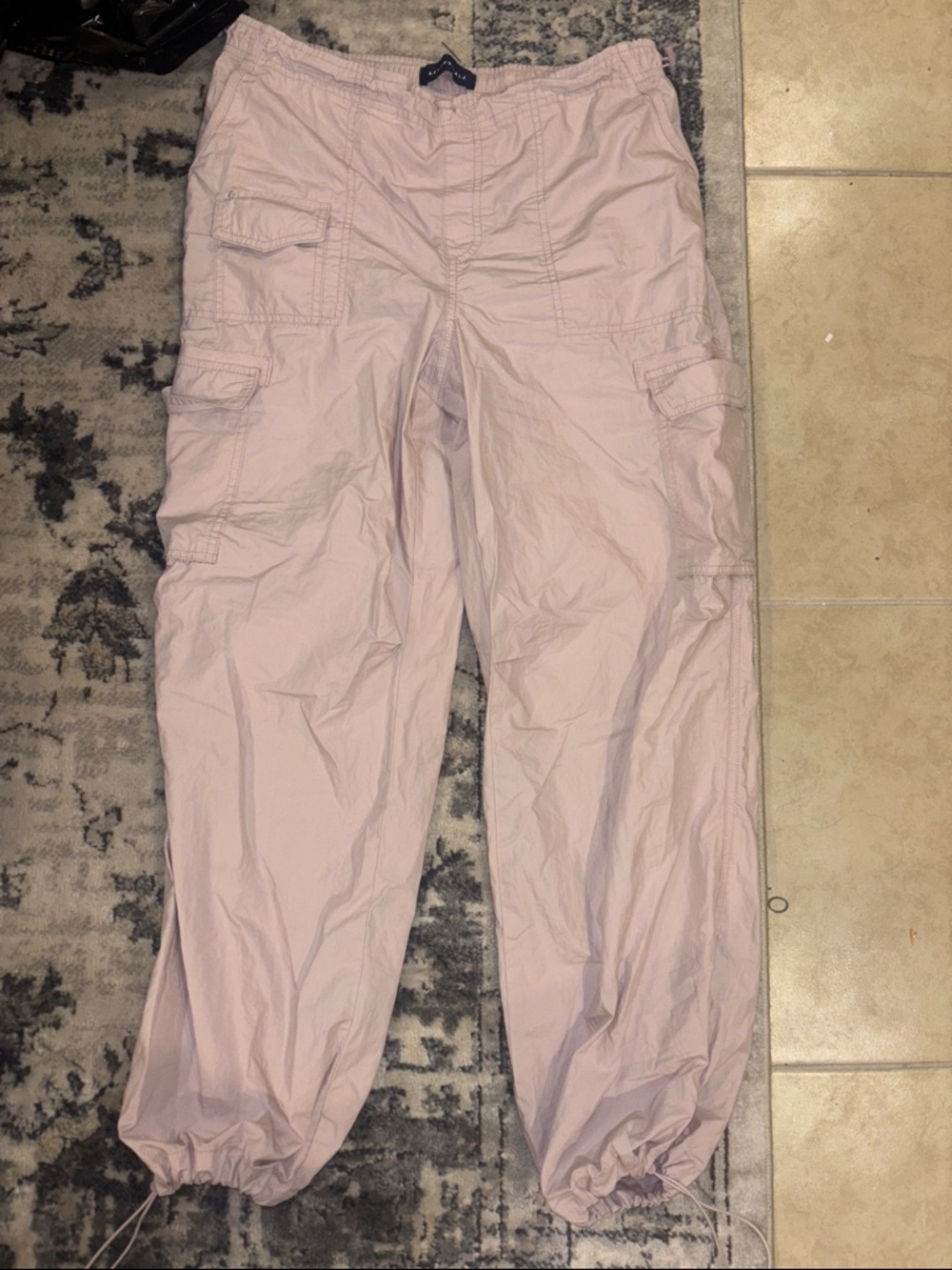 Women’s Lightweight Cargo Jogger Pants - Pink
